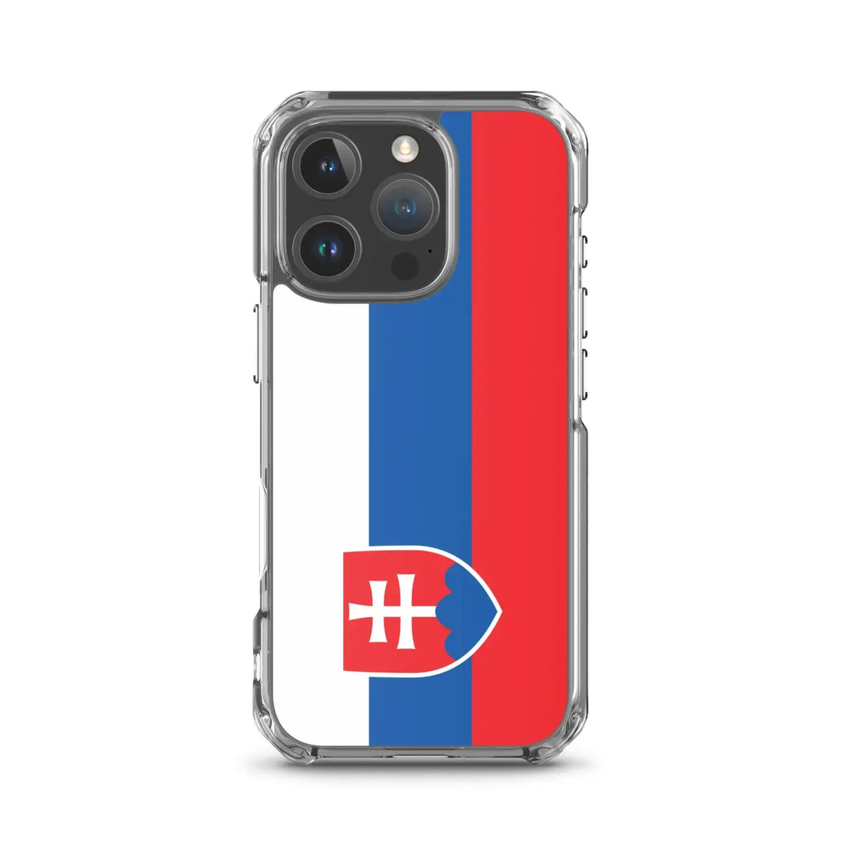 Coque iphone drapeau slovaquie souple antichoc transparente