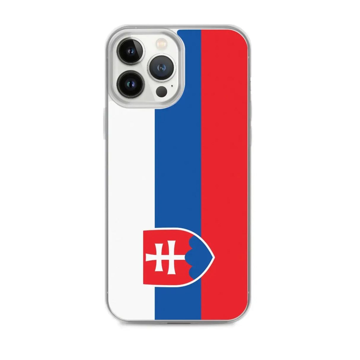 Coque iphone drapeau slovaquie souple antichoc transparente