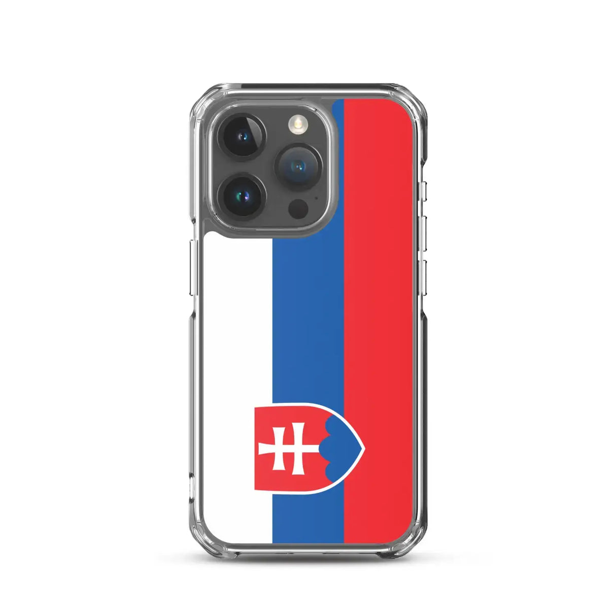 Coque iphone drapeau slovaquie souple antichoc transparente