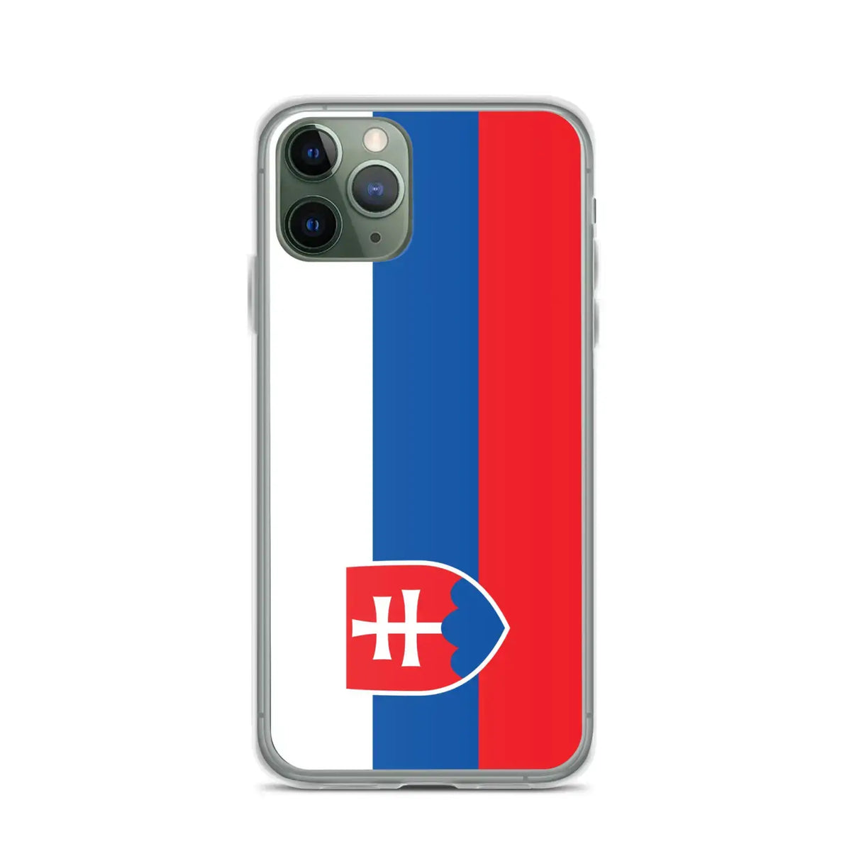 Coque iphone drapeau slovaquie souple antichoc transparente
