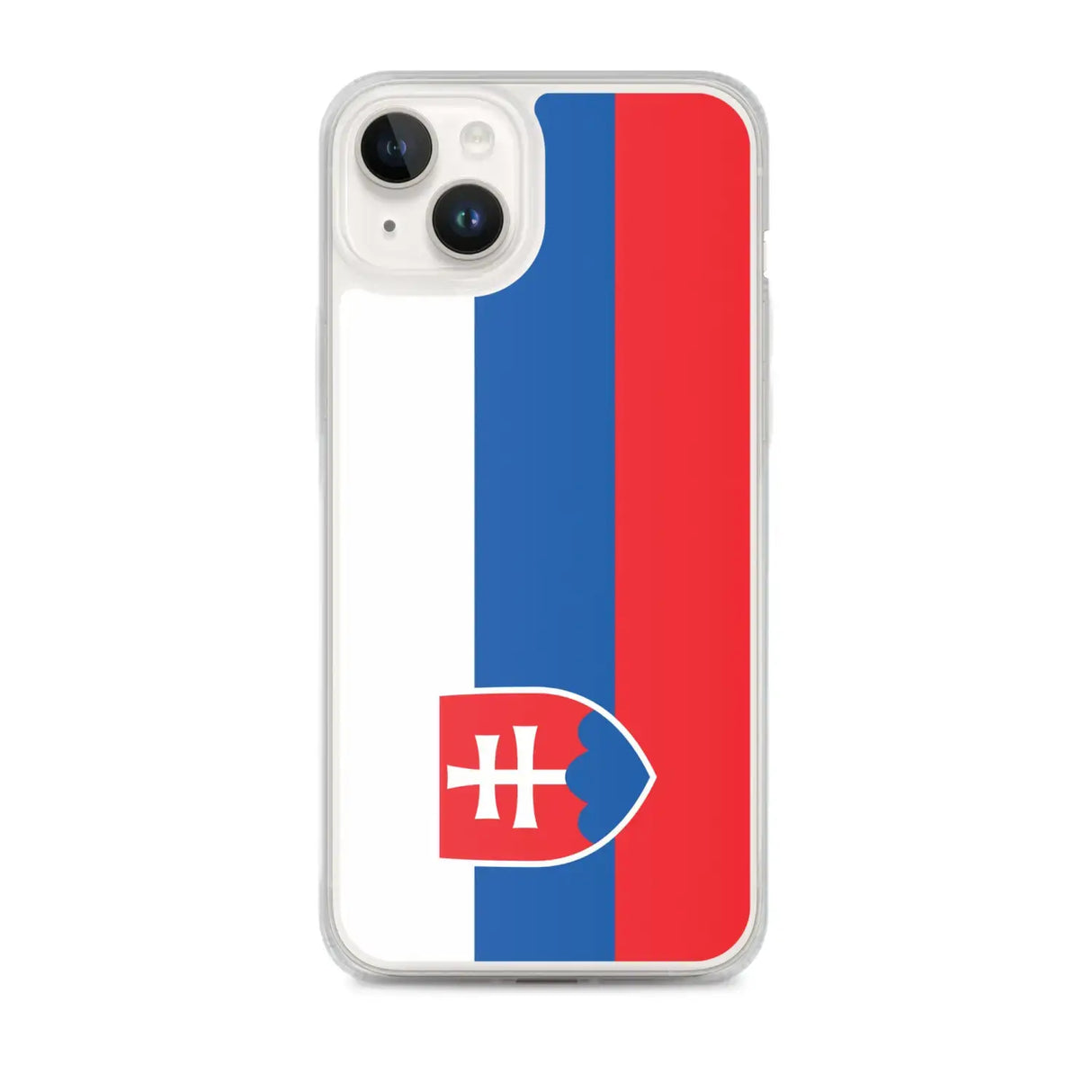 Coque iphone drapeau slovaquie souple antichoc transparente