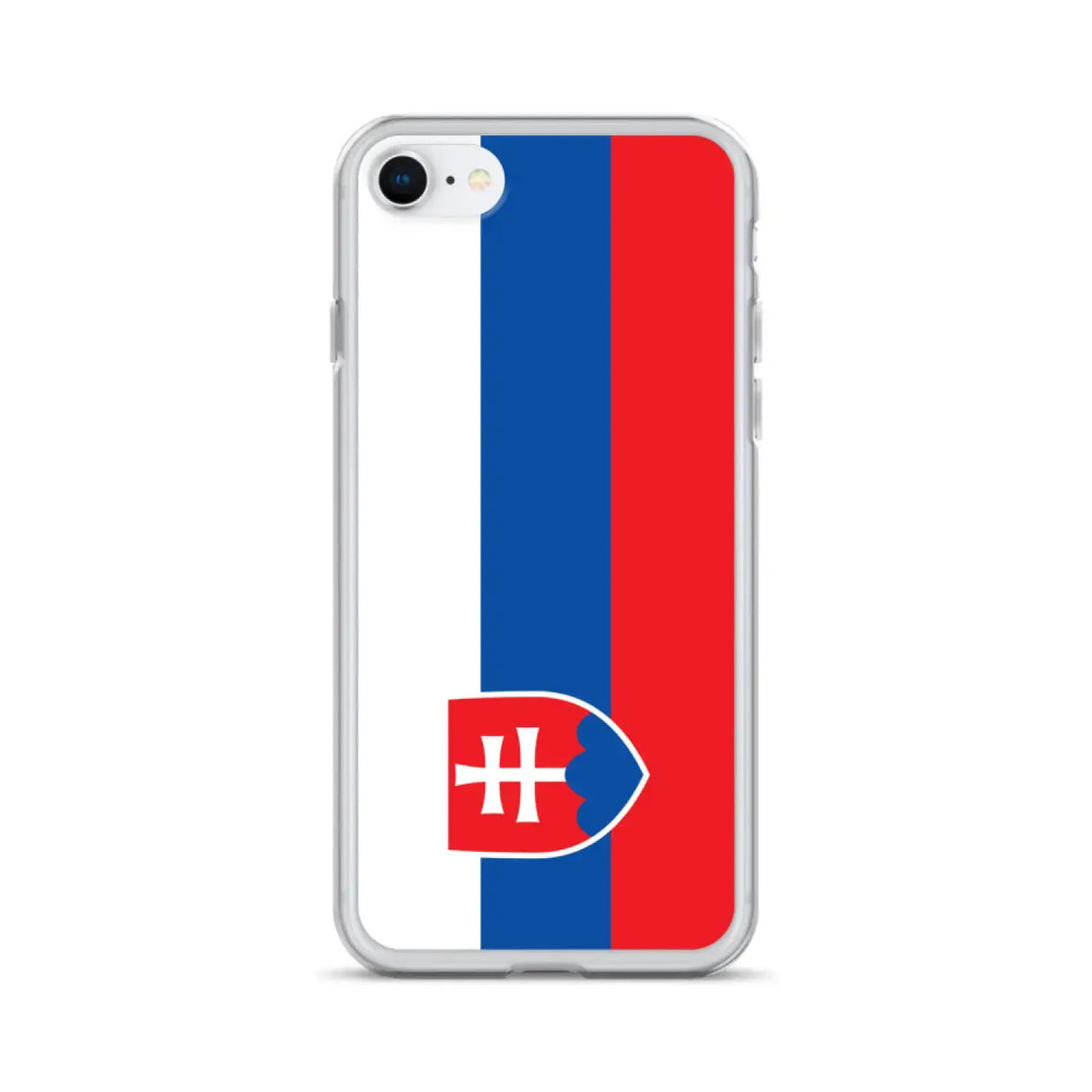 Coque iphone drapeau slovaquie souple antichoc transparente