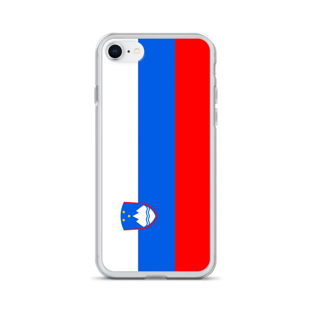 Coque iphone drapeau slovénie souple et antichoc