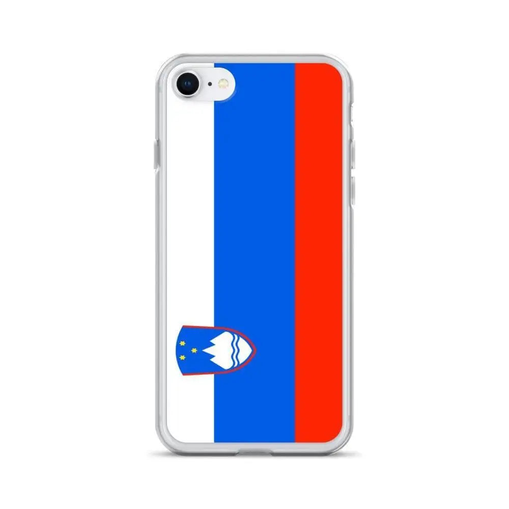 Coque iphone drapeau slovénie souple et antichoc