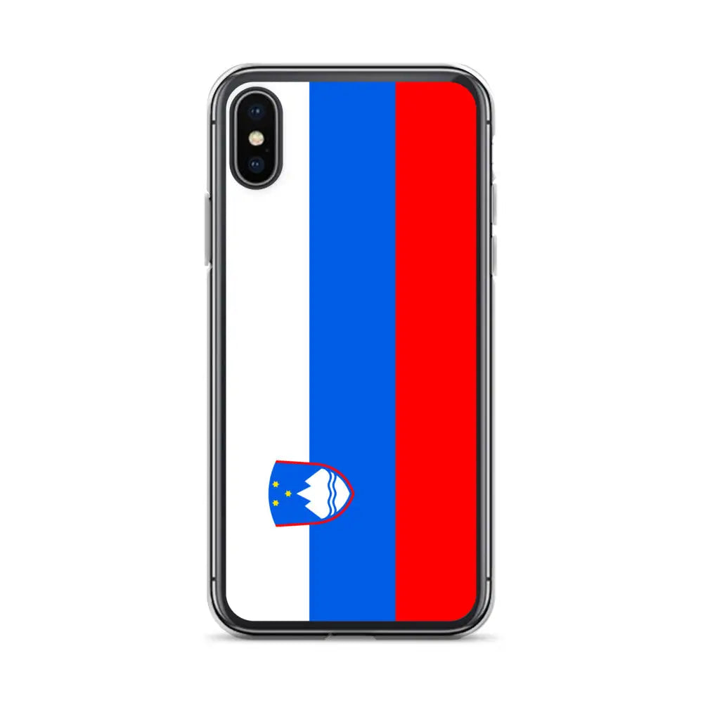 Coque iphone drapeau slovénie souple et antichoc