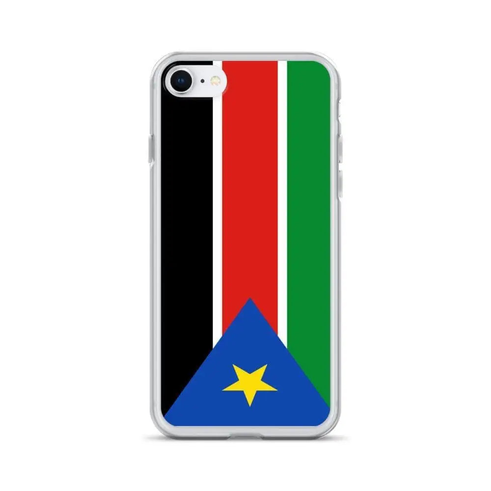Coque iphone drapeau soudan du sud souple antichoc