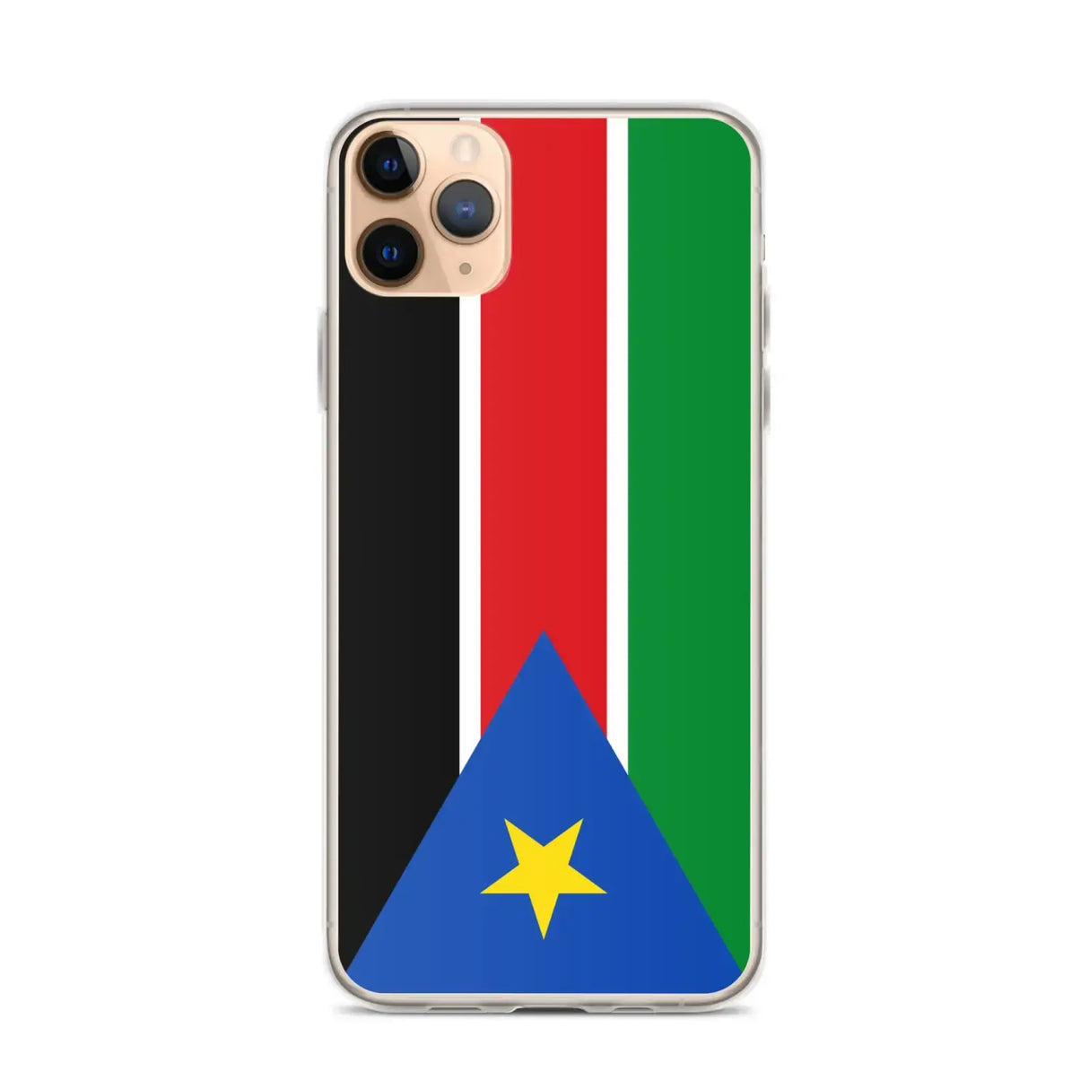 Coque iphone drapeau soudan du sud souple antichoc