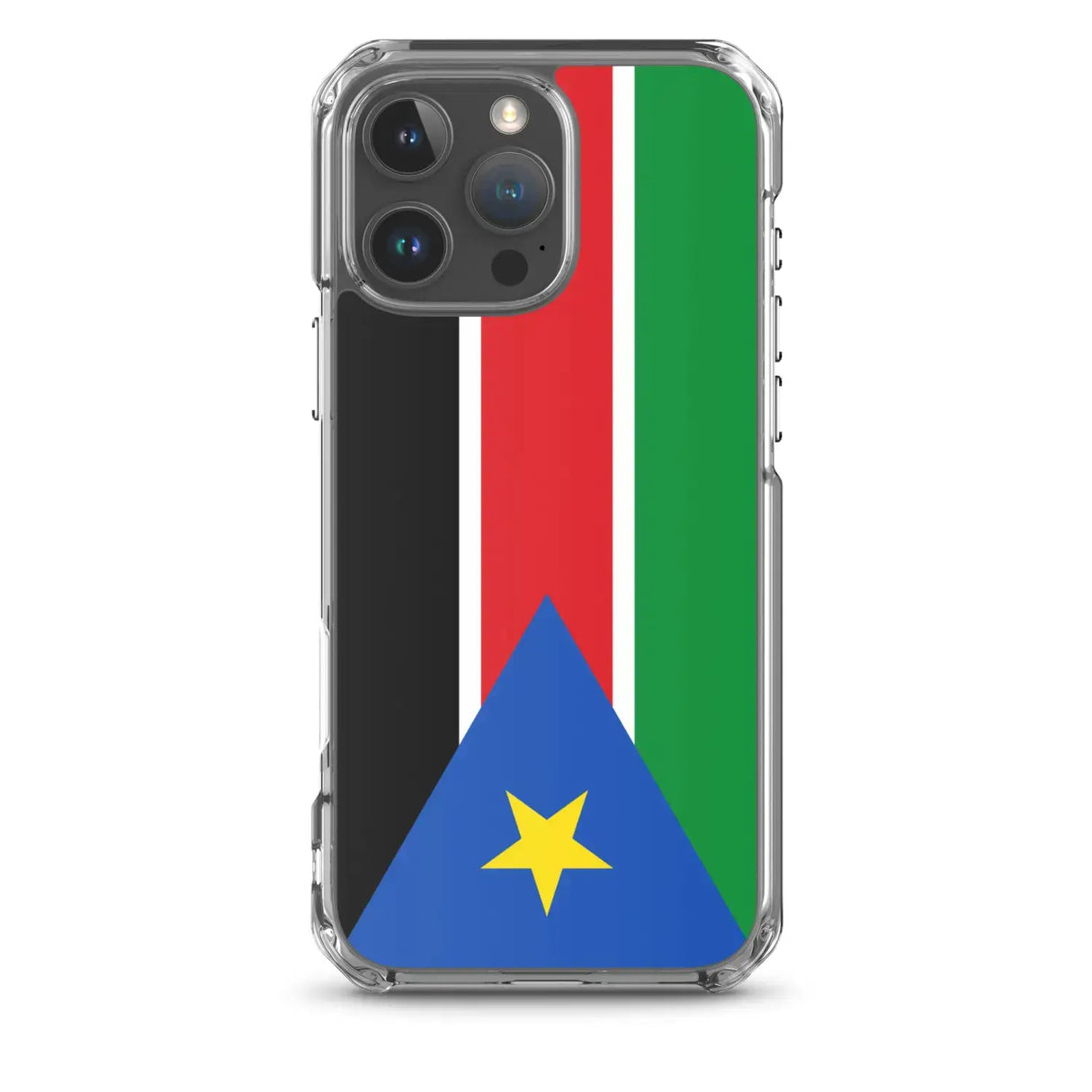 Coque iphone drapeau soudan du sud souple antichoc