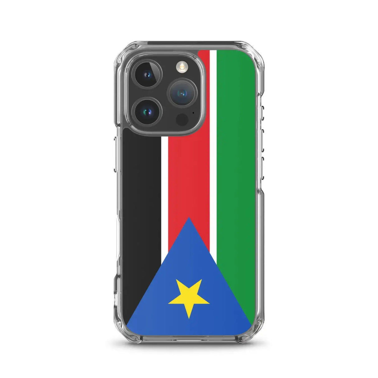 Coque iphone drapeau soudan du sud souple antichoc