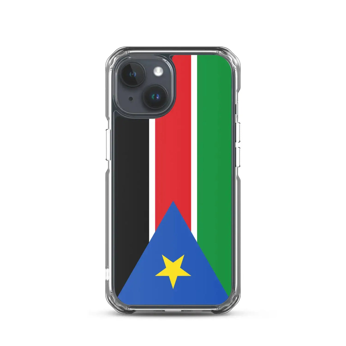 Coque iphone drapeau soudan du sud souple antichoc