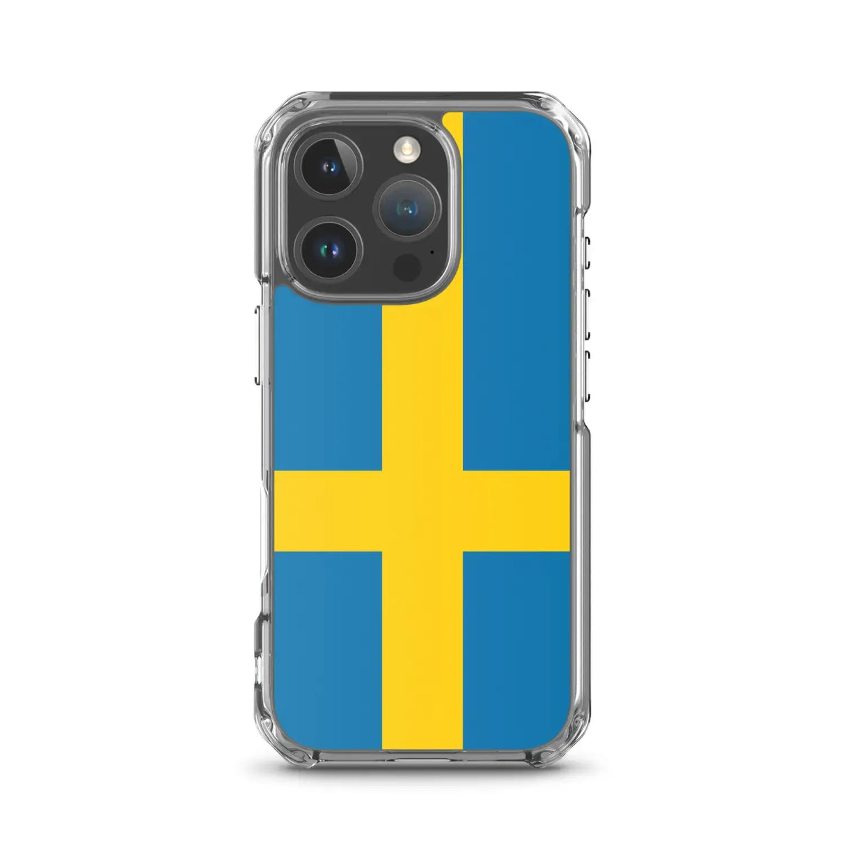 Coque iphone drapeau suède souple antichoc transparente