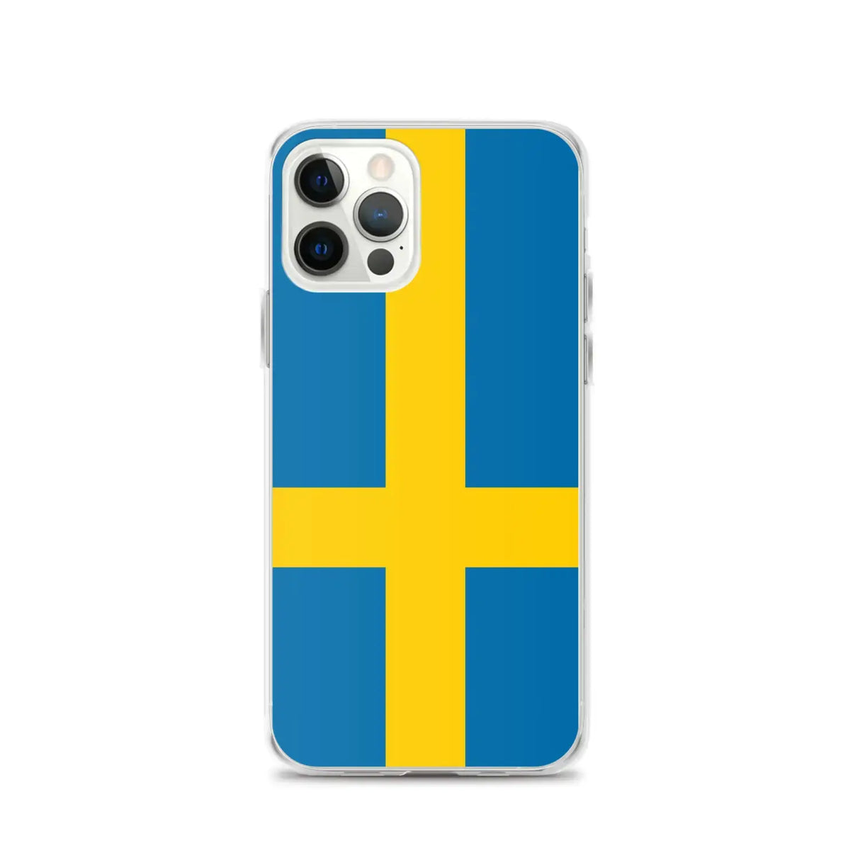 Coque iphone drapeau suède souple antichoc transparente