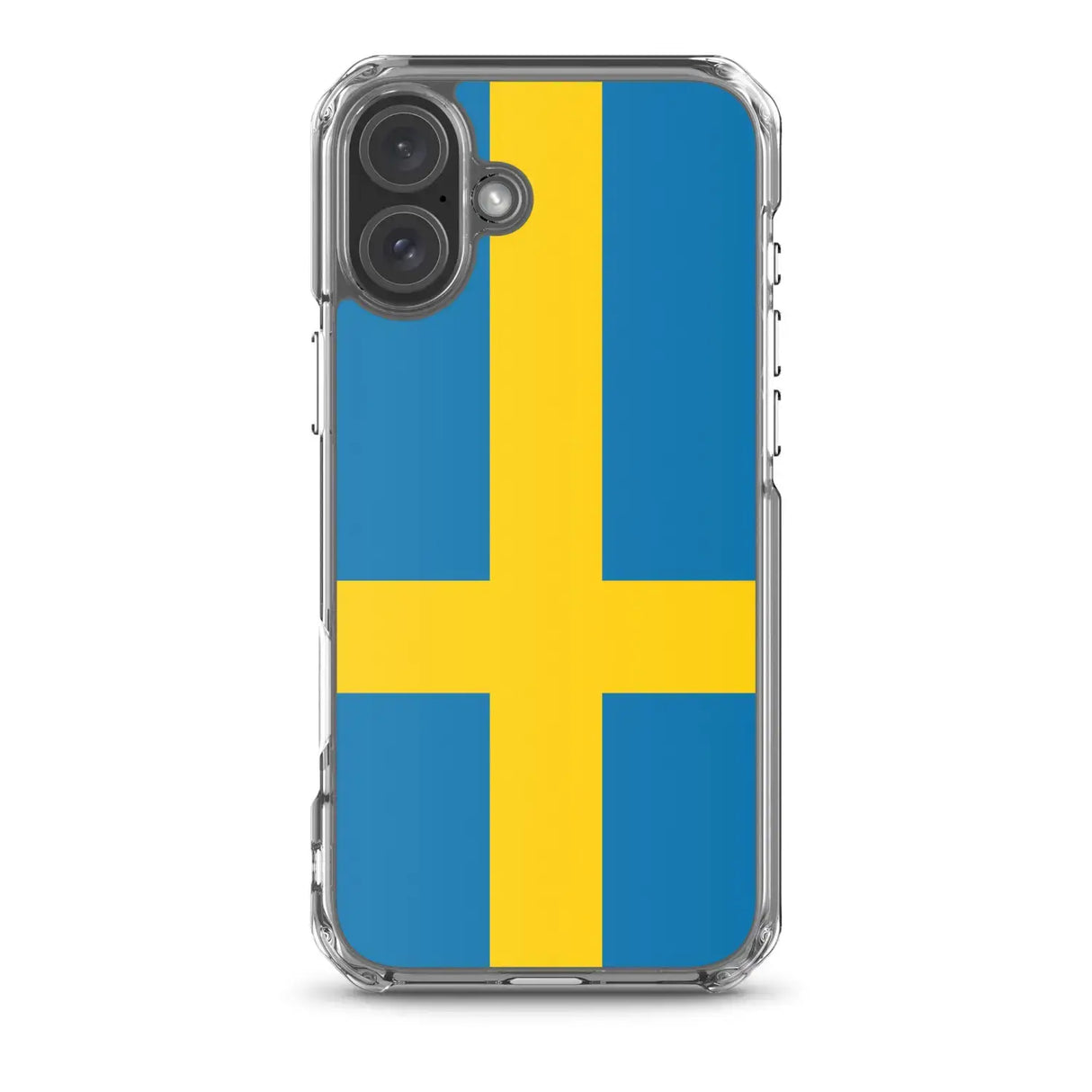 Coque iphone drapeau suède souple antichoc transparente