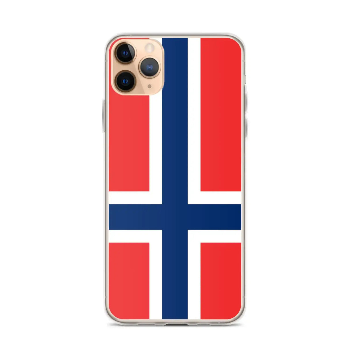 Coque iphone drapeau svalbard et jan mayen souple antichoc