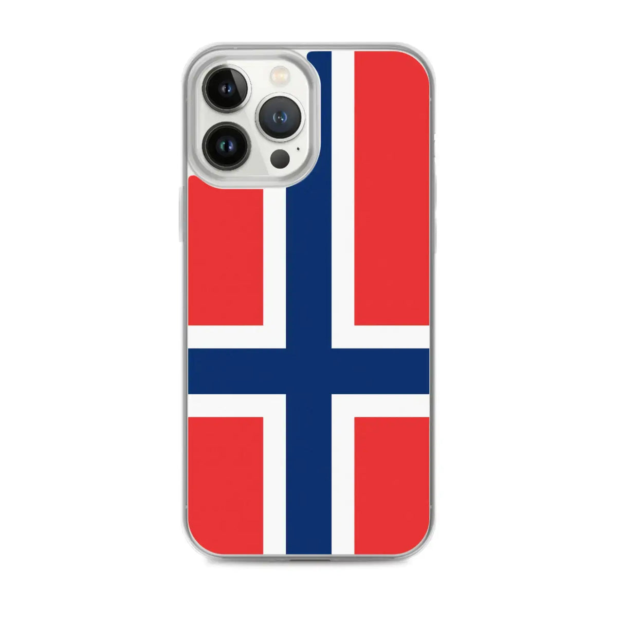 Coque iphone drapeau svalbard et jan mayen souple antichoc
