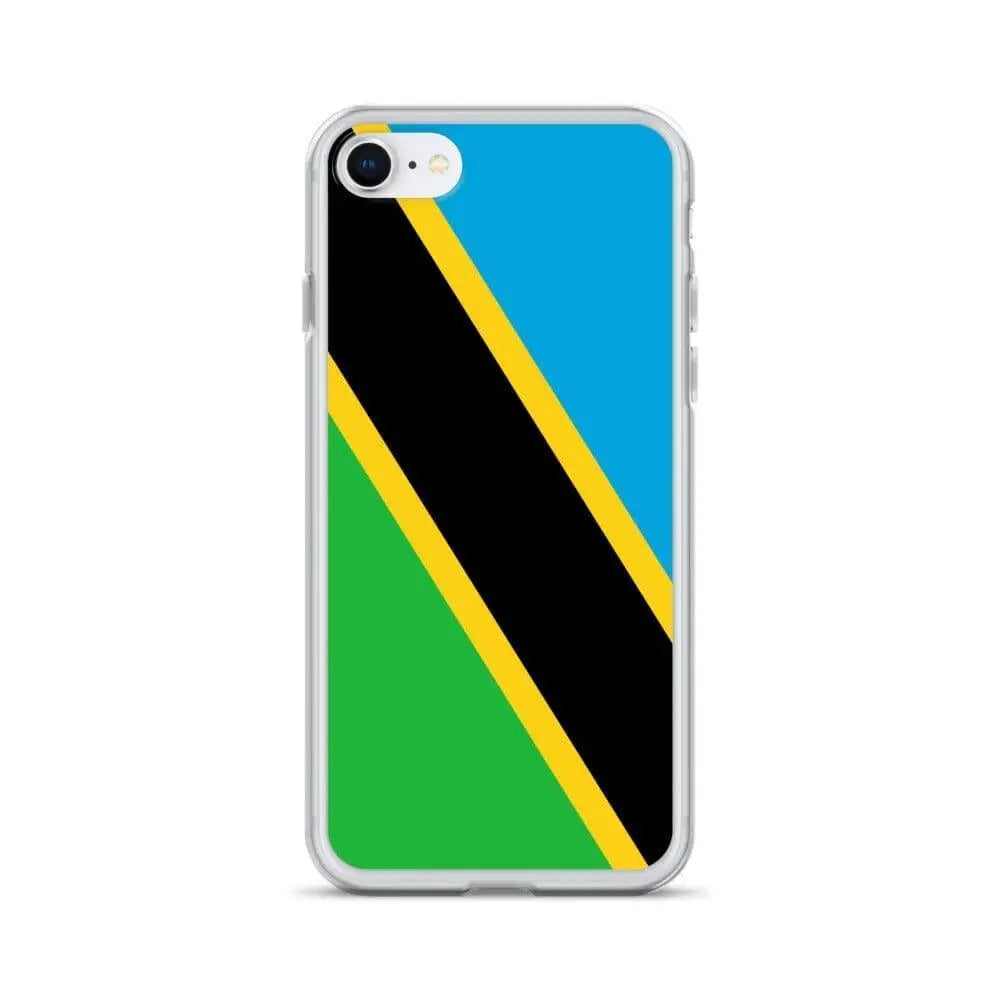 Coque iphone drapeau tanzanie souple résistante antichoc