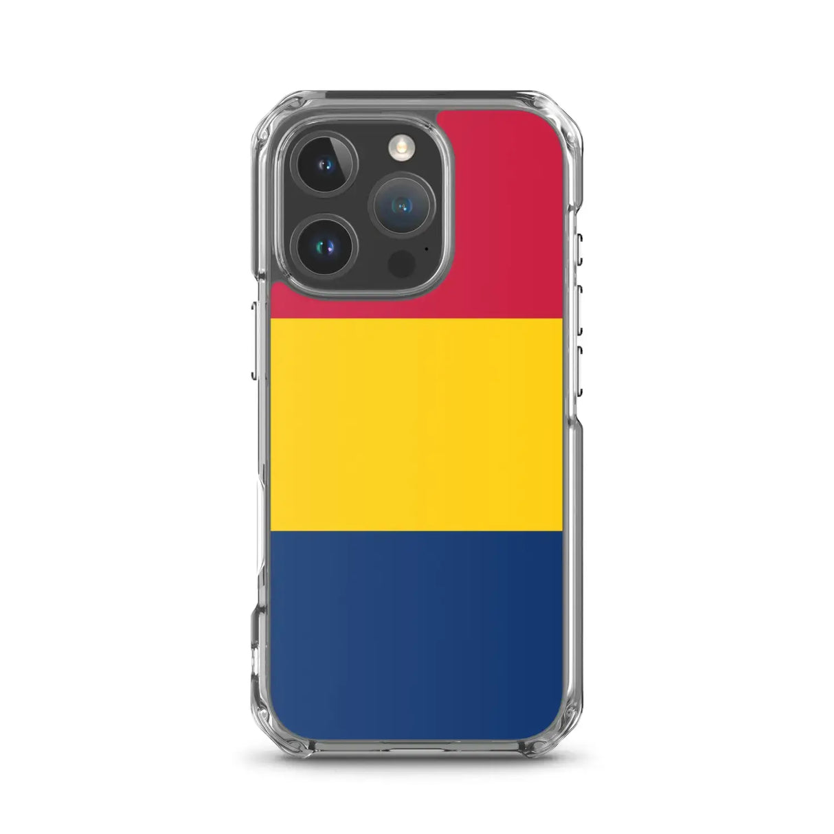 Coque iphone drapeau tchad souple antichoc transparente