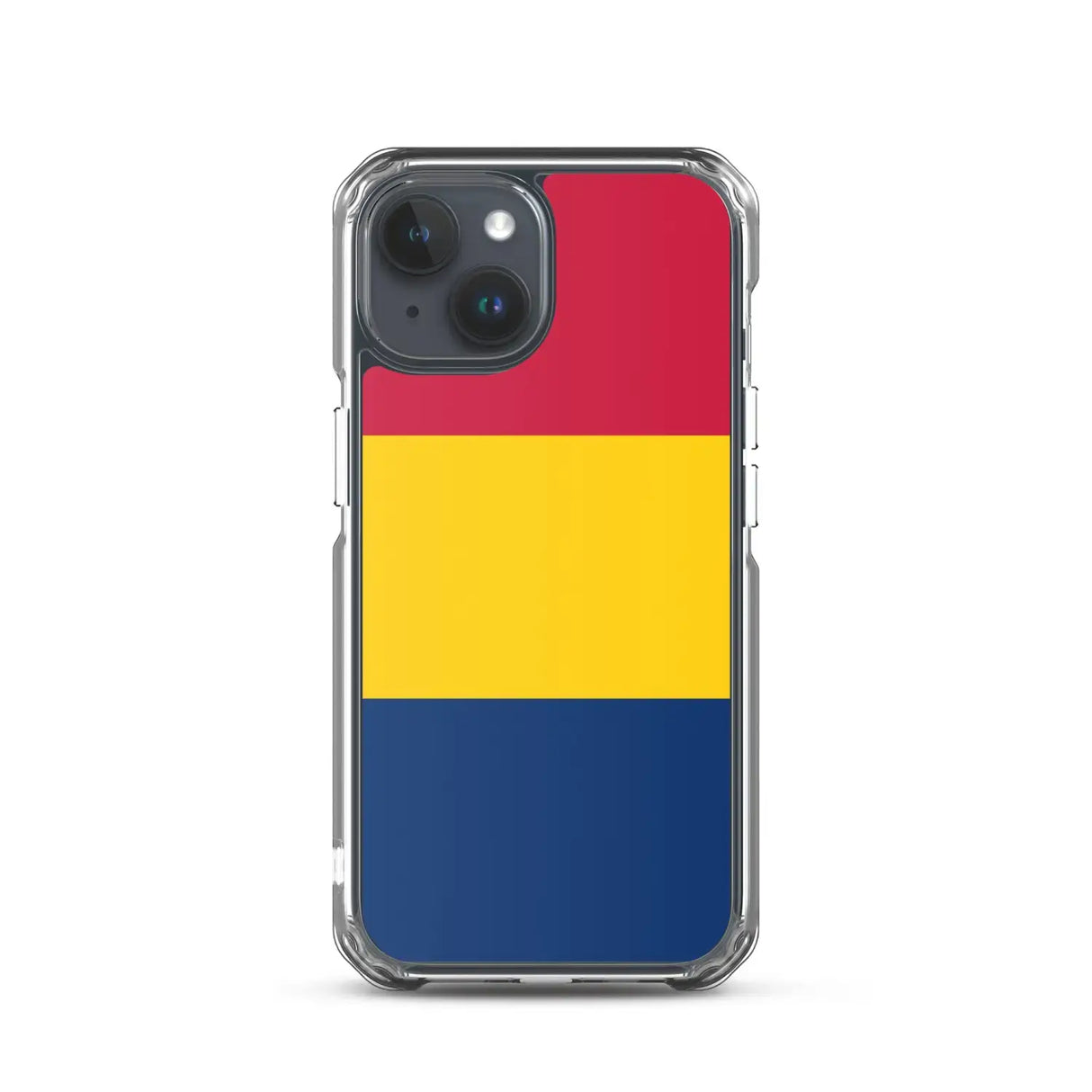 Coque iphone drapeau tchad souple antichoc transparente