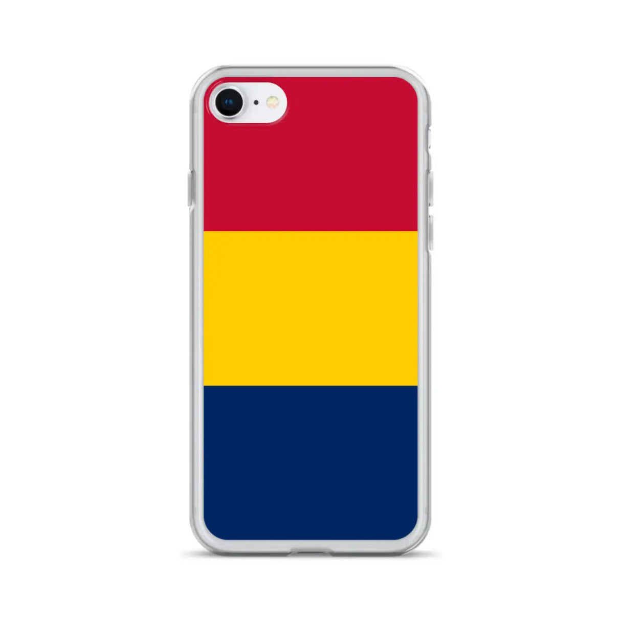 Coque iphone drapeau tchad souple antichoc transparente