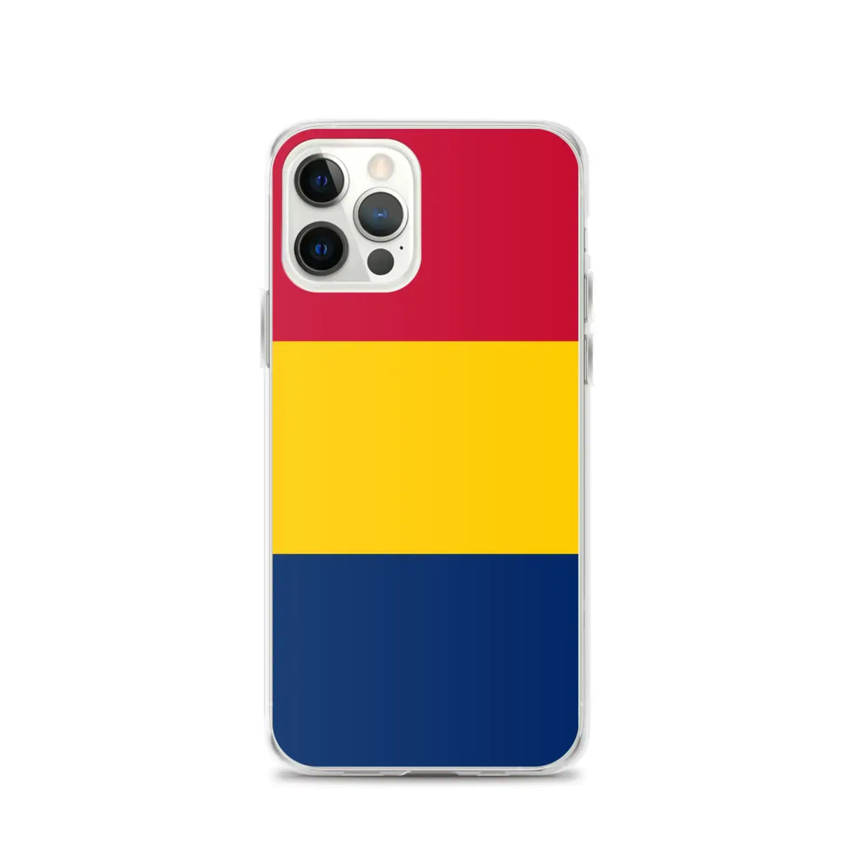 Coque iphone drapeau tchad souple antichoc transparente