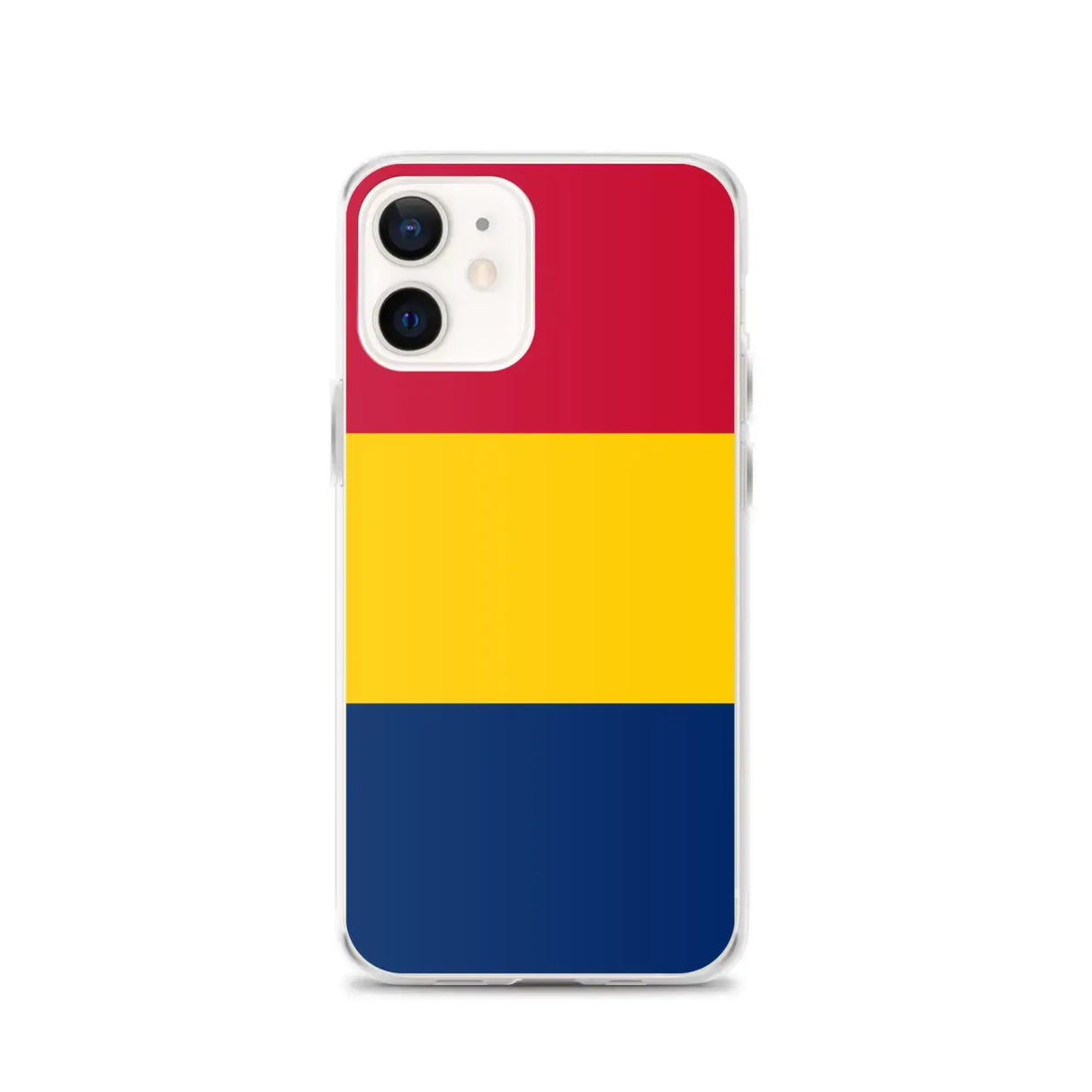 Coque iphone drapeau tchad souple antichoc transparente