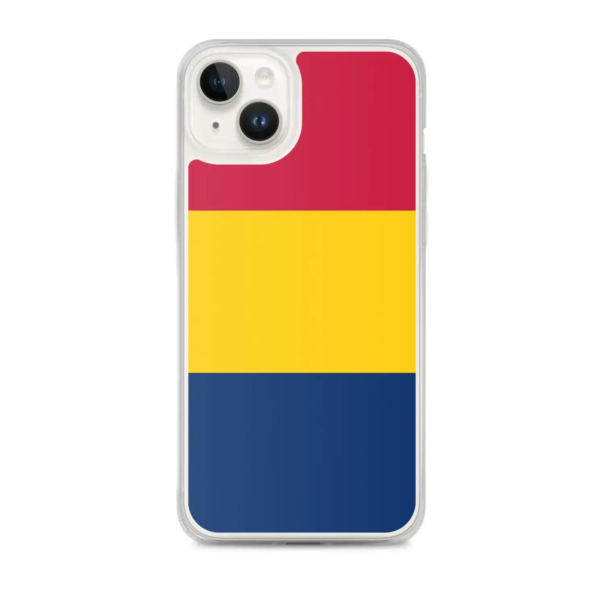 Coque iphone drapeau tchad souple antichoc transparente