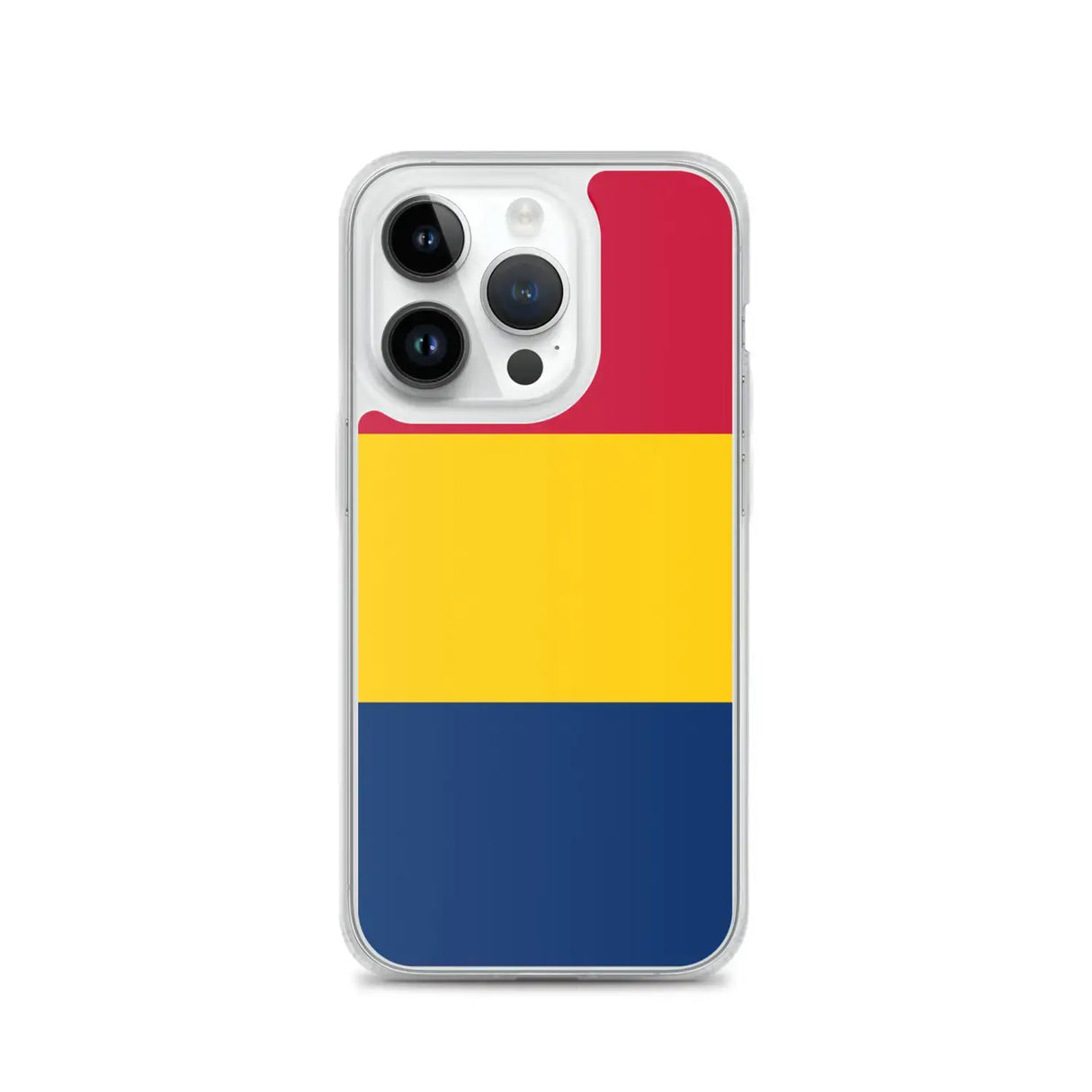 Coque iphone drapeau tchad souple antichoc transparente
