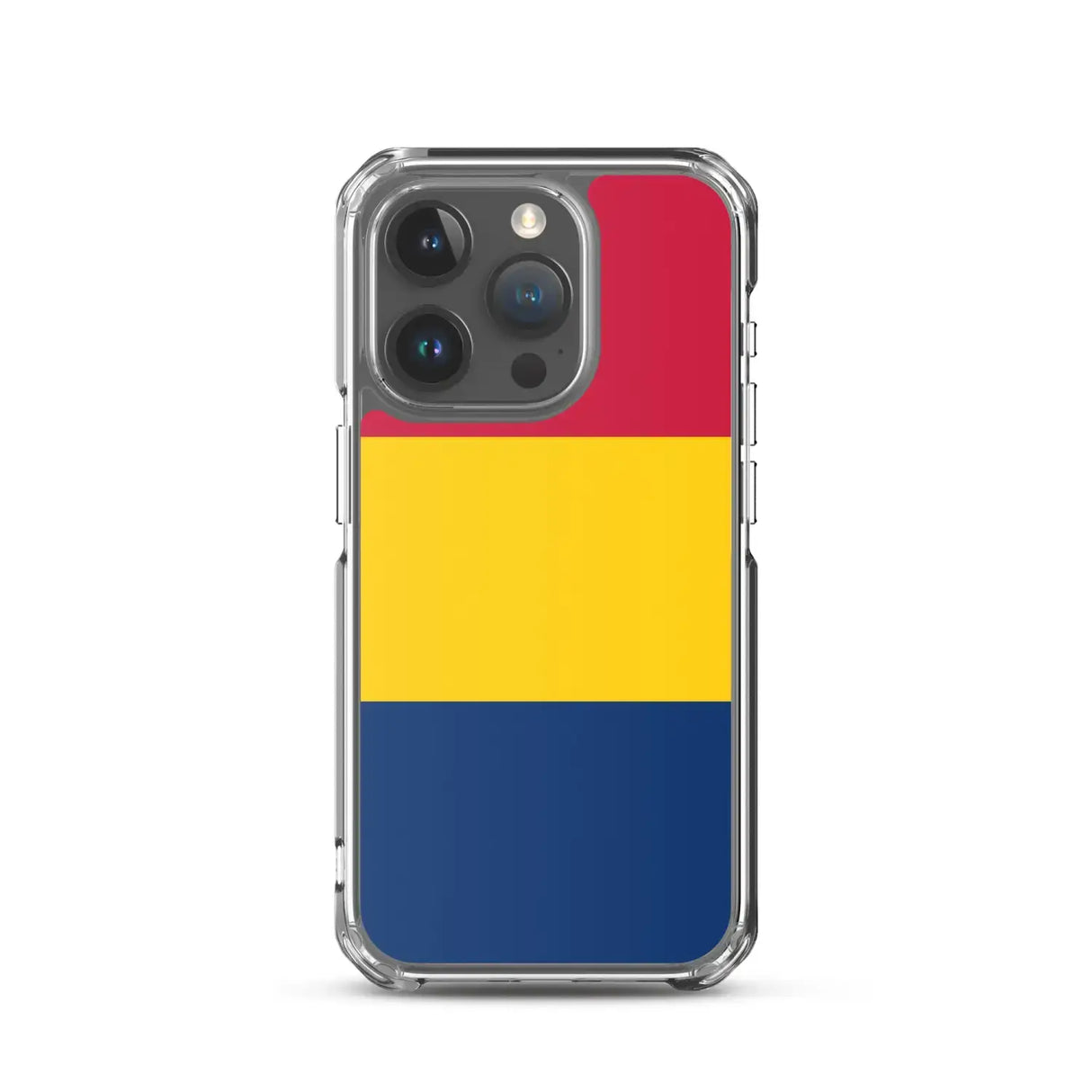 Coque iphone drapeau tchad souple antichoc transparente