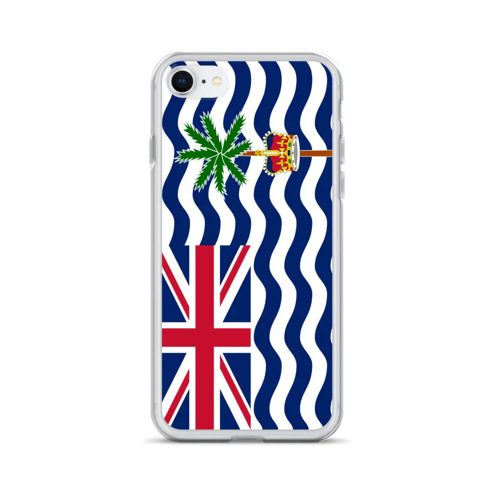 Coque iphone drapeau territoire britannique souple antichoc