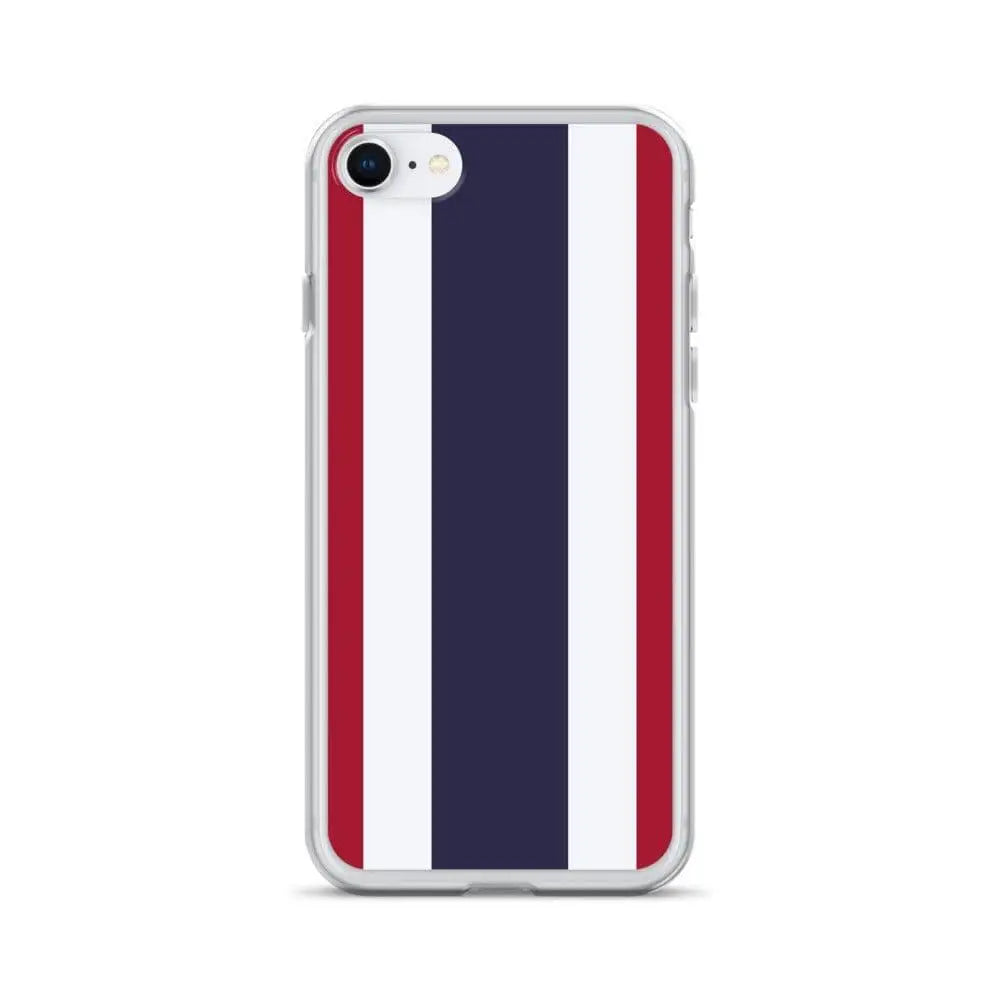 Coque iphone drapeau thaïlande souple antichoc transparente