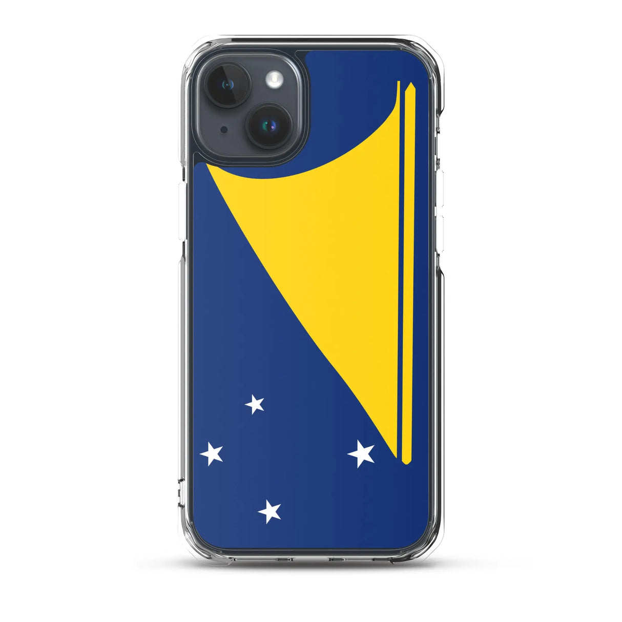 Coque iphone drapeau tokelau souple antichoc transparente