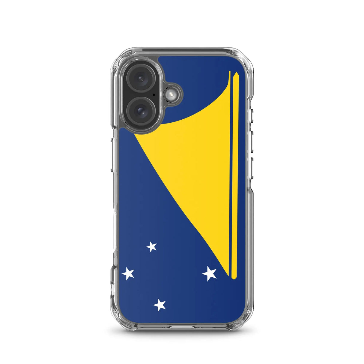 Coque iphone drapeau tokelau souple antichoc transparente
