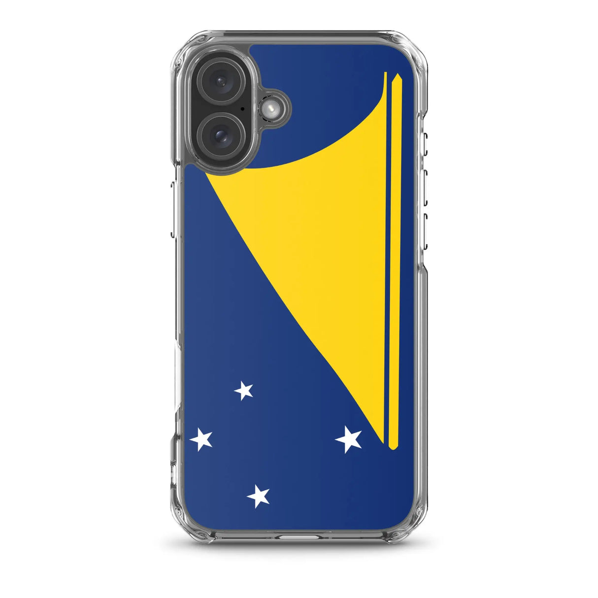 Coque iphone drapeau tokelau souple antichoc transparente