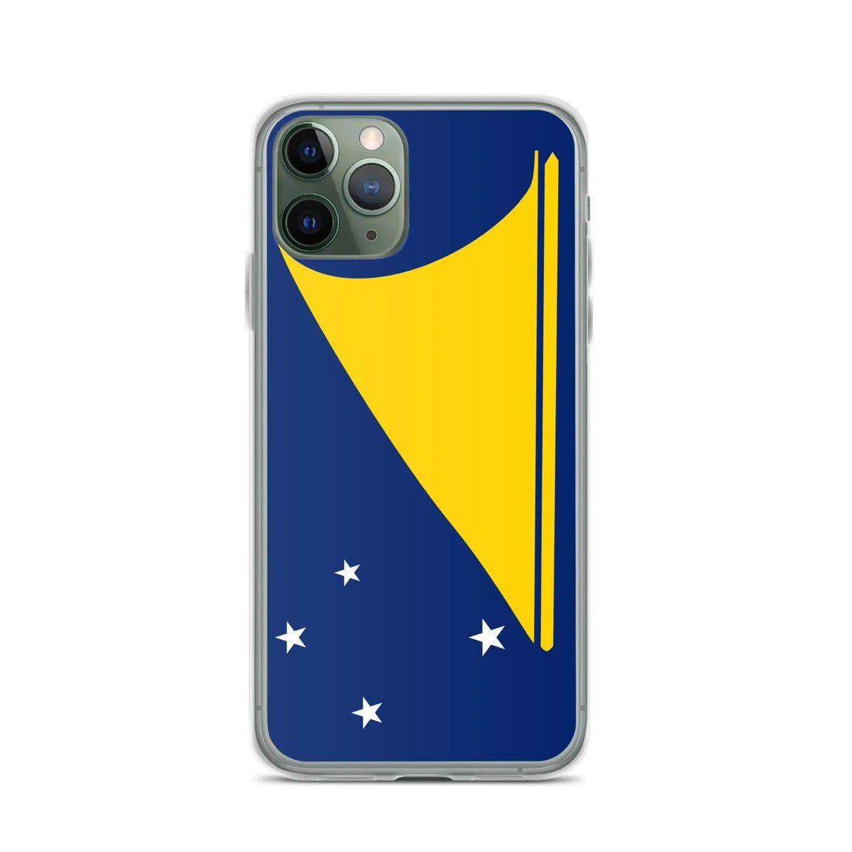 Coque iphone drapeau tokelau souple antichoc transparente