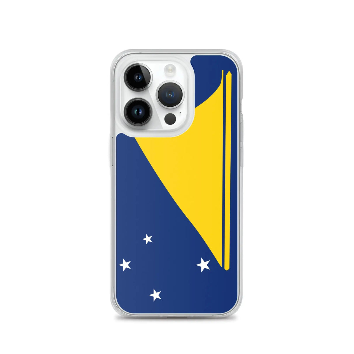Coque iphone drapeau tokelau souple antichoc transparente
