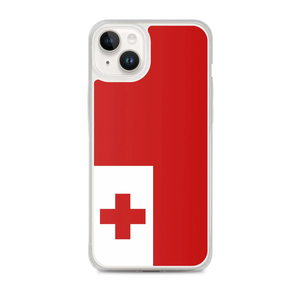 Coque iphone drapeau tonga souple antichoc transparente