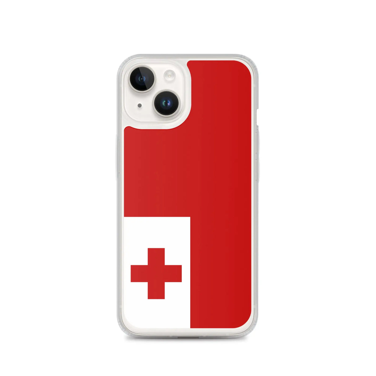 Coque iphone drapeau tonga souple antichoc transparente