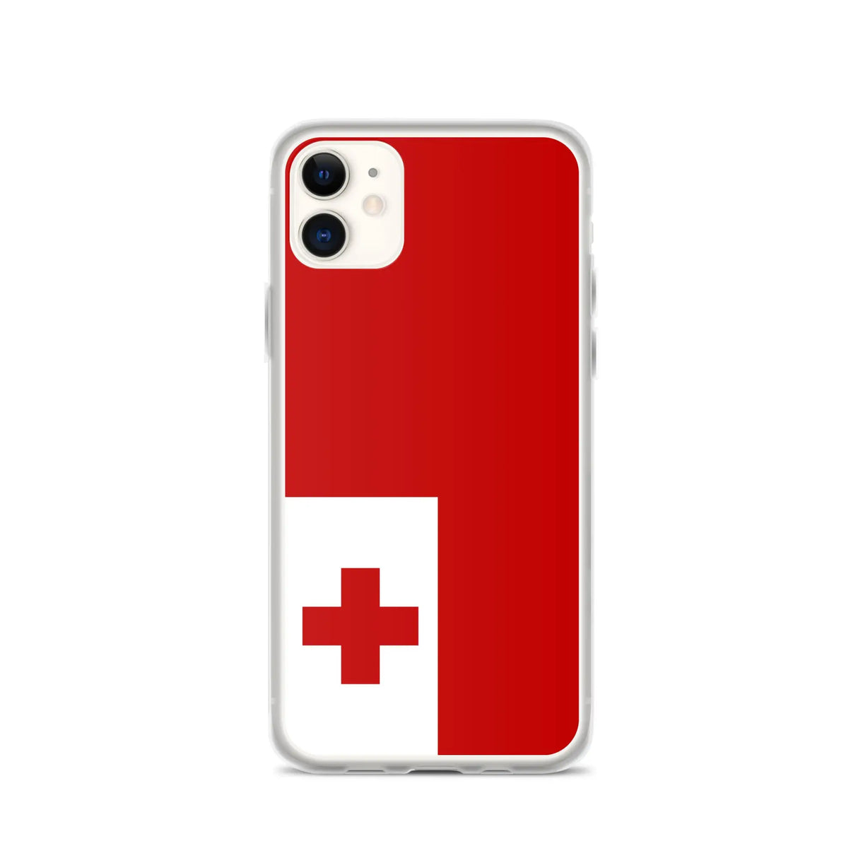 Coque iphone drapeau tonga souple antichoc transparente