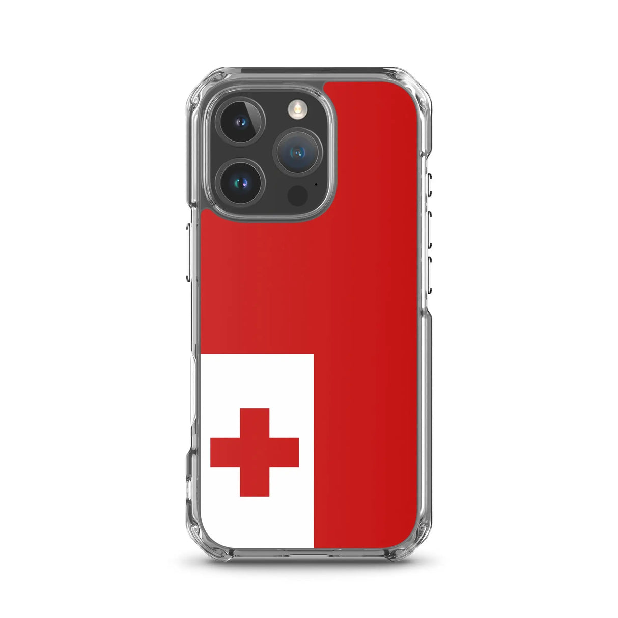 Coque iphone drapeau tonga souple antichoc transparente