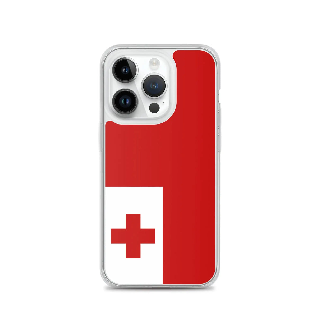 Coque iphone drapeau tonga souple antichoc transparente