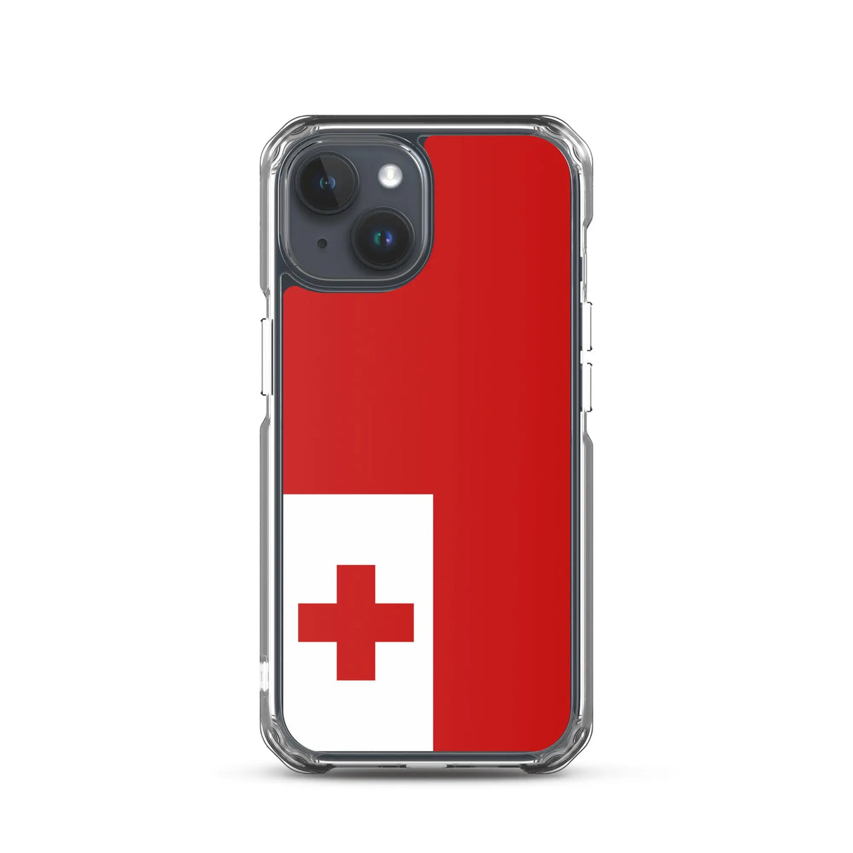 Coque iphone drapeau tonga souple antichoc transparente