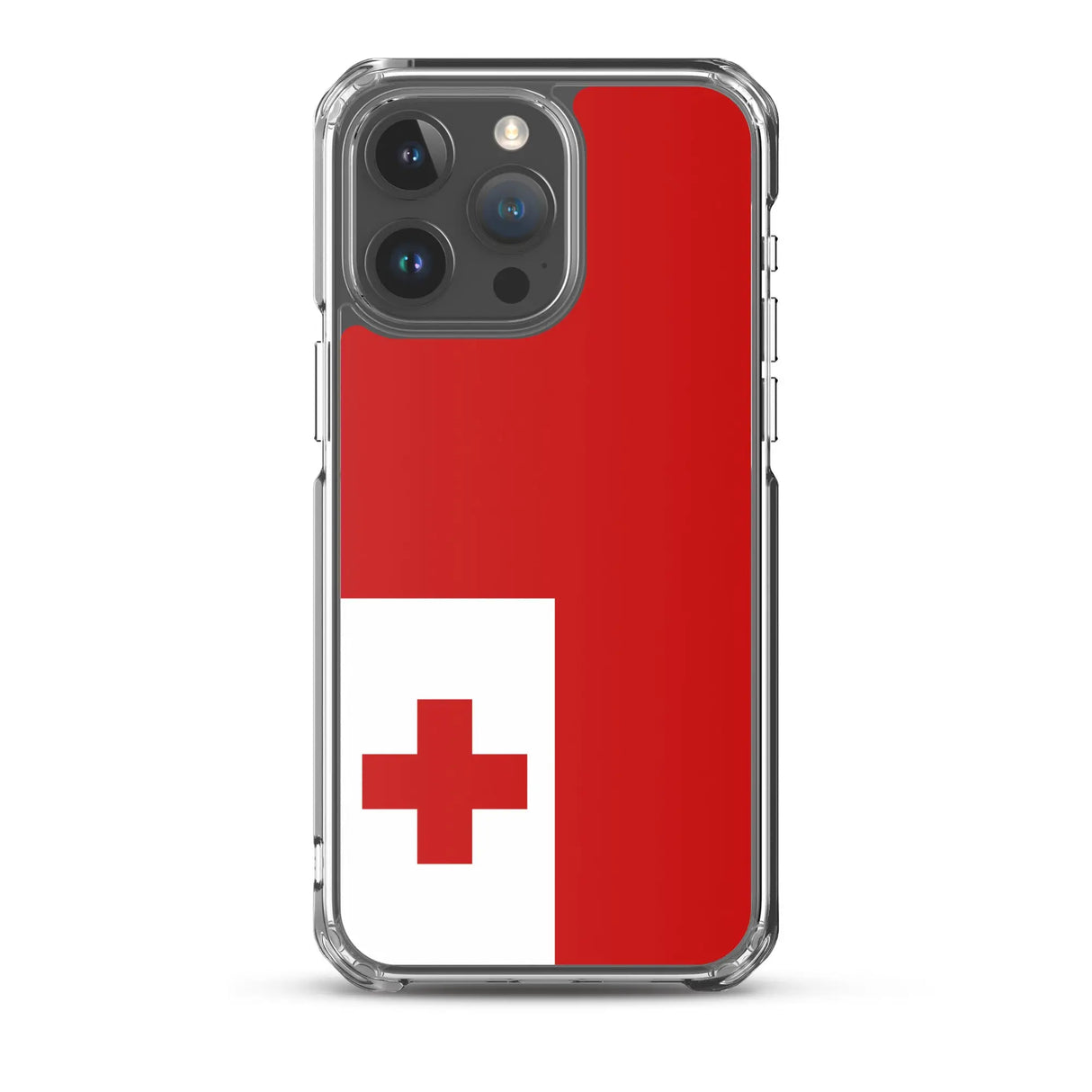 Coque iphone drapeau tonga souple antichoc transparente