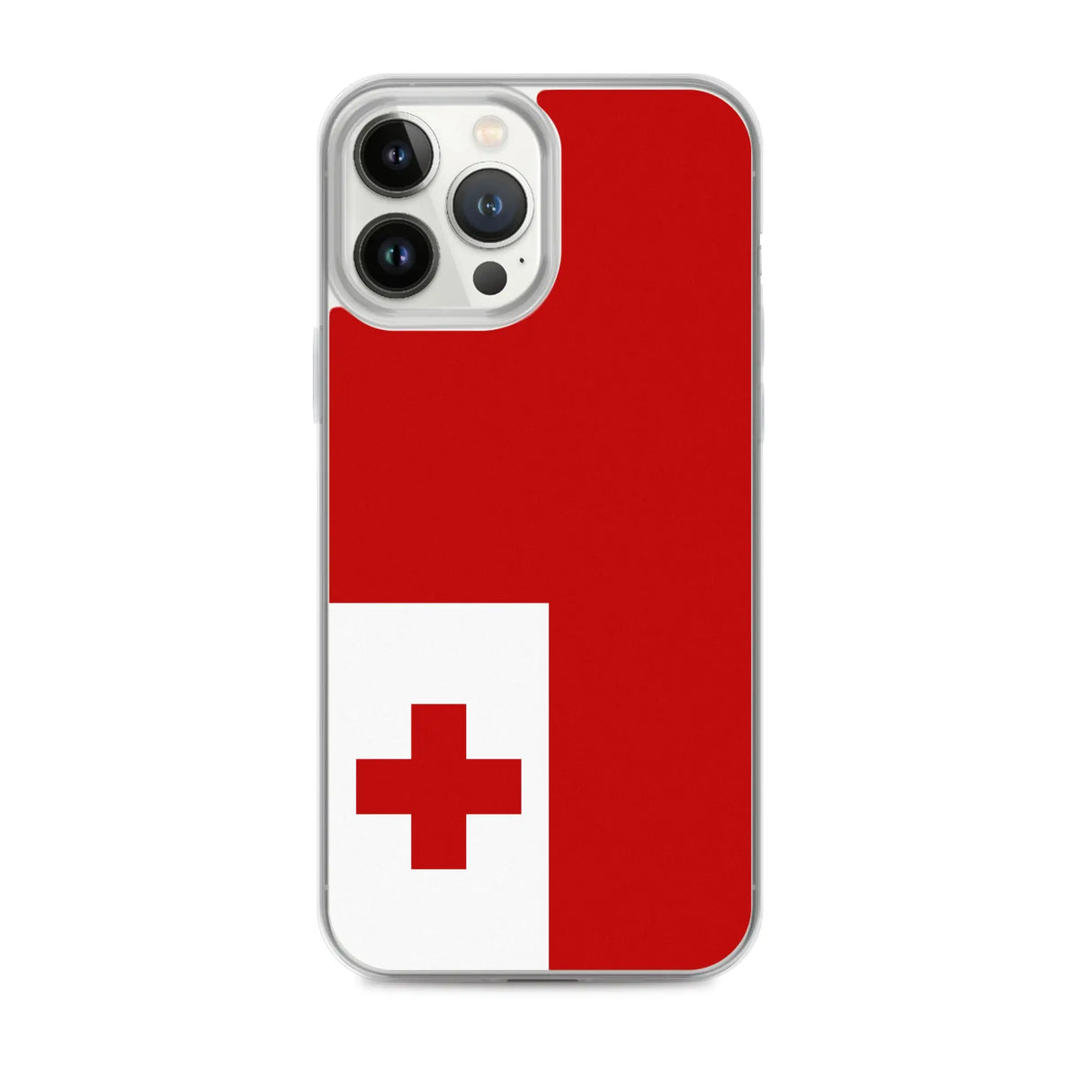 Coque iphone drapeau tonga souple antichoc transparente