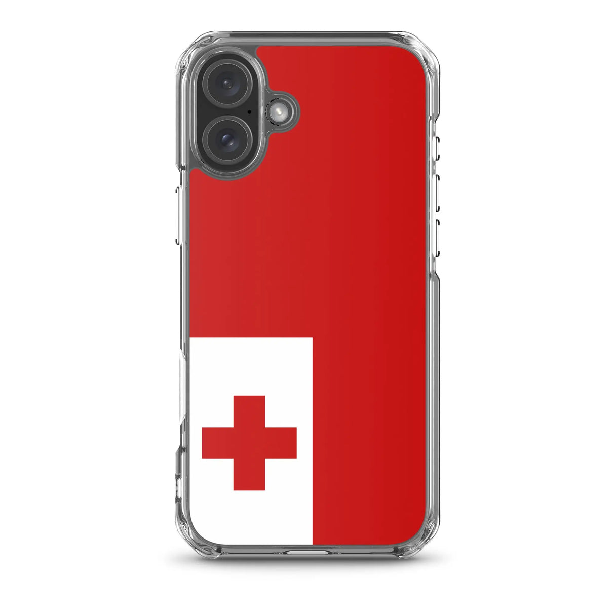 Coque iphone drapeau tonga souple antichoc transparente