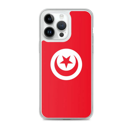 Coque iphone drapeau tunisie souple transparente antichoc