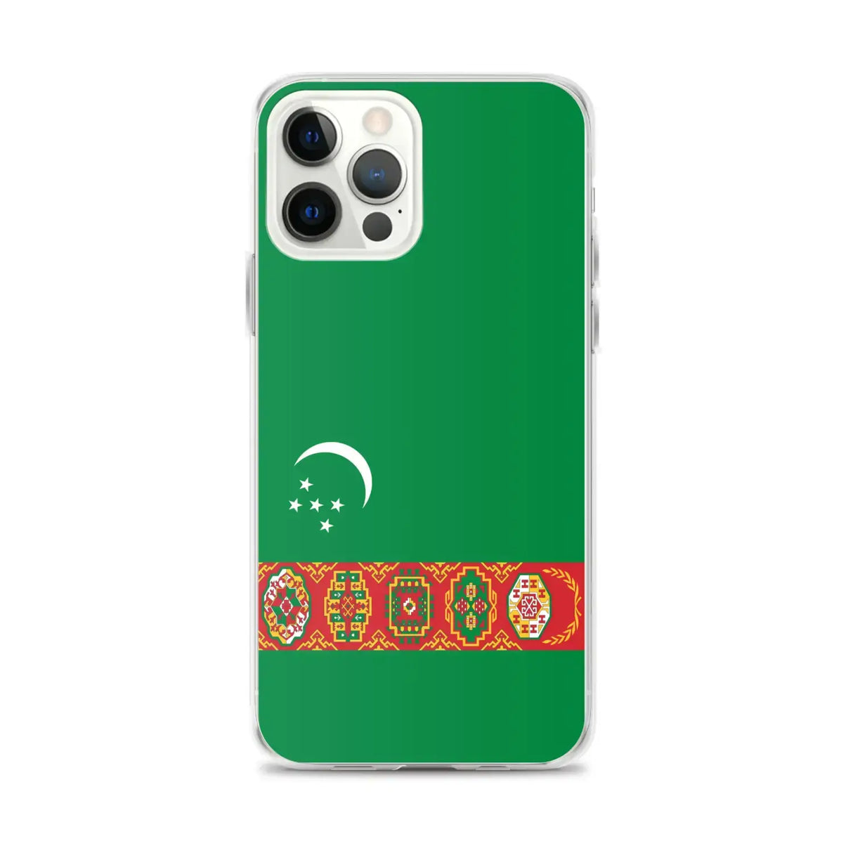 Coque iphone drapeau turkménistan souple antichoc
