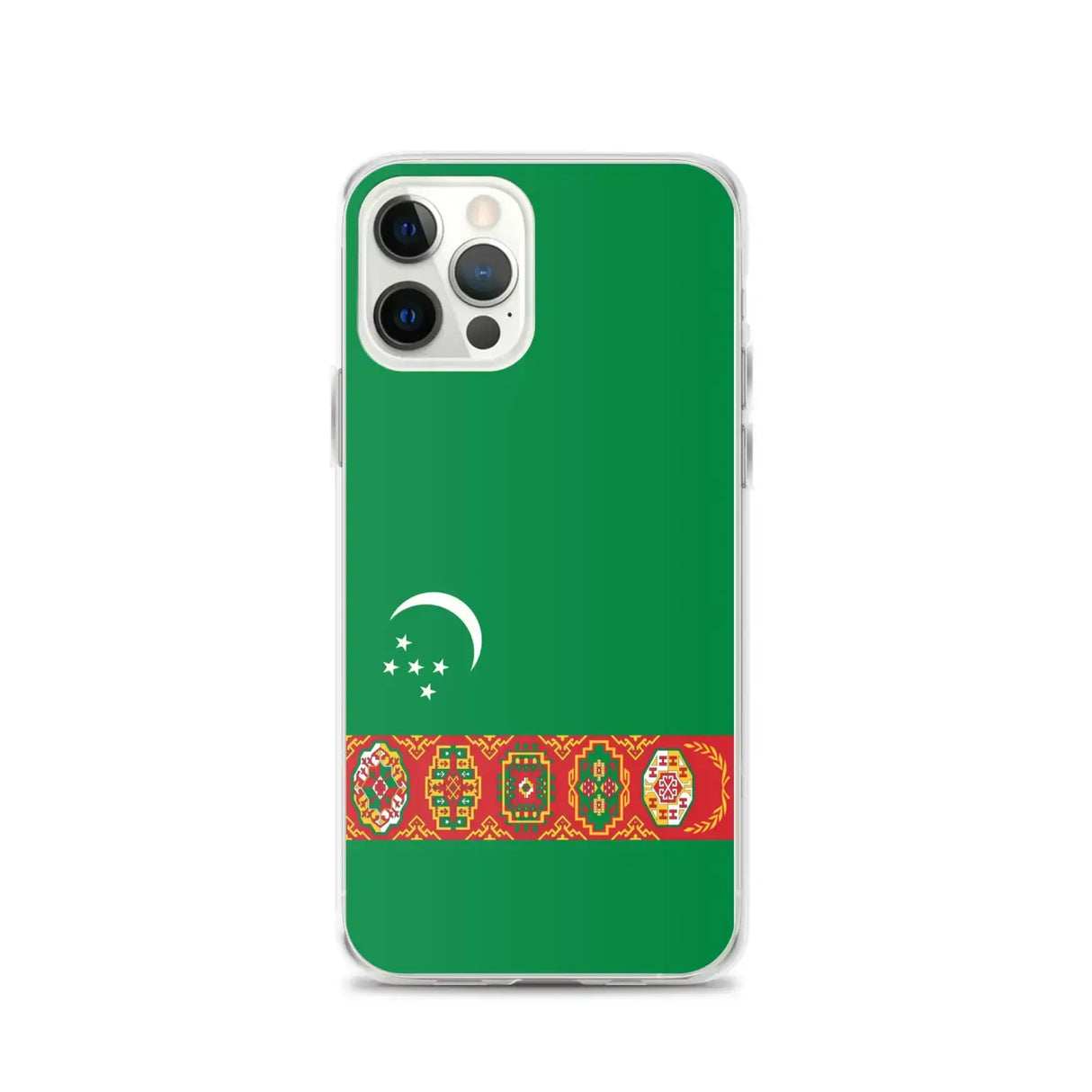 Coque iphone drapeau turkménistan souple antichoc