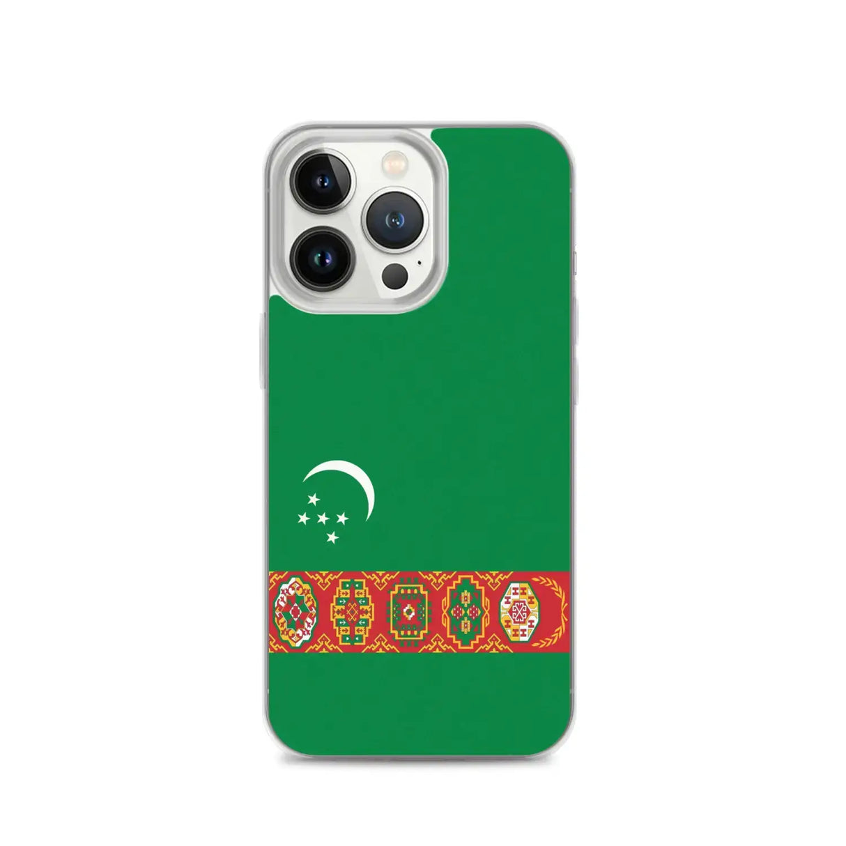 Coque iphone drapeau turkménistan souple antichoc