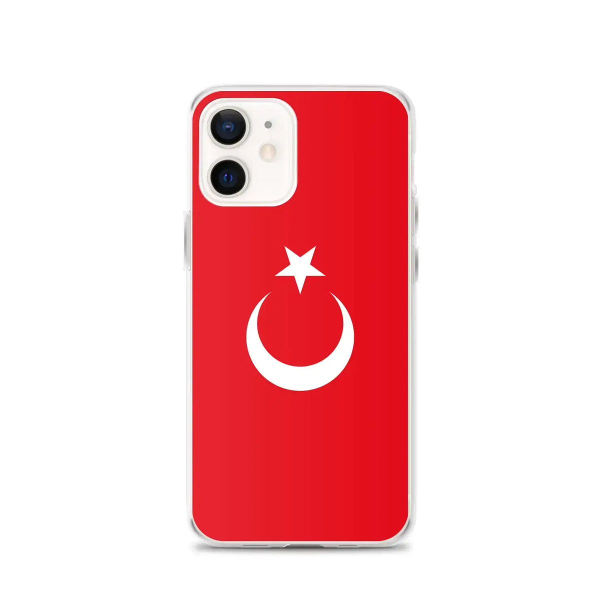 Coque iphone drapeau turquie souple antichoc transparente