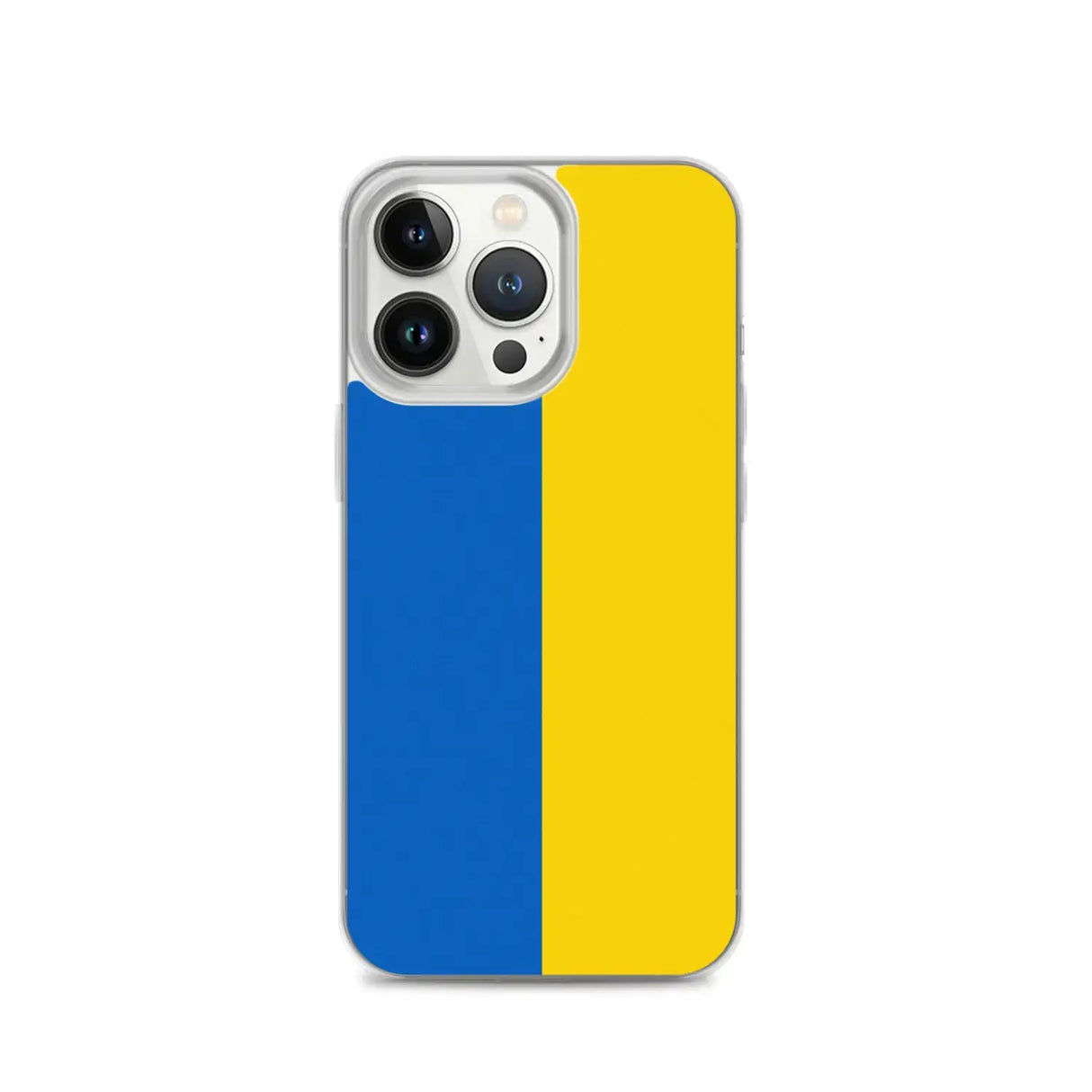 Coque iphone drapeau ukraine souple antichoc transparente